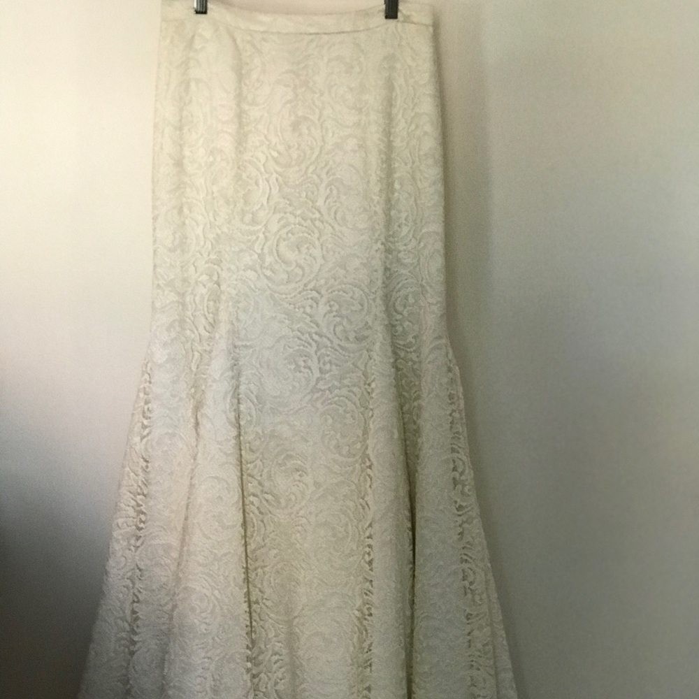 Lace Wedding Dress Skirt